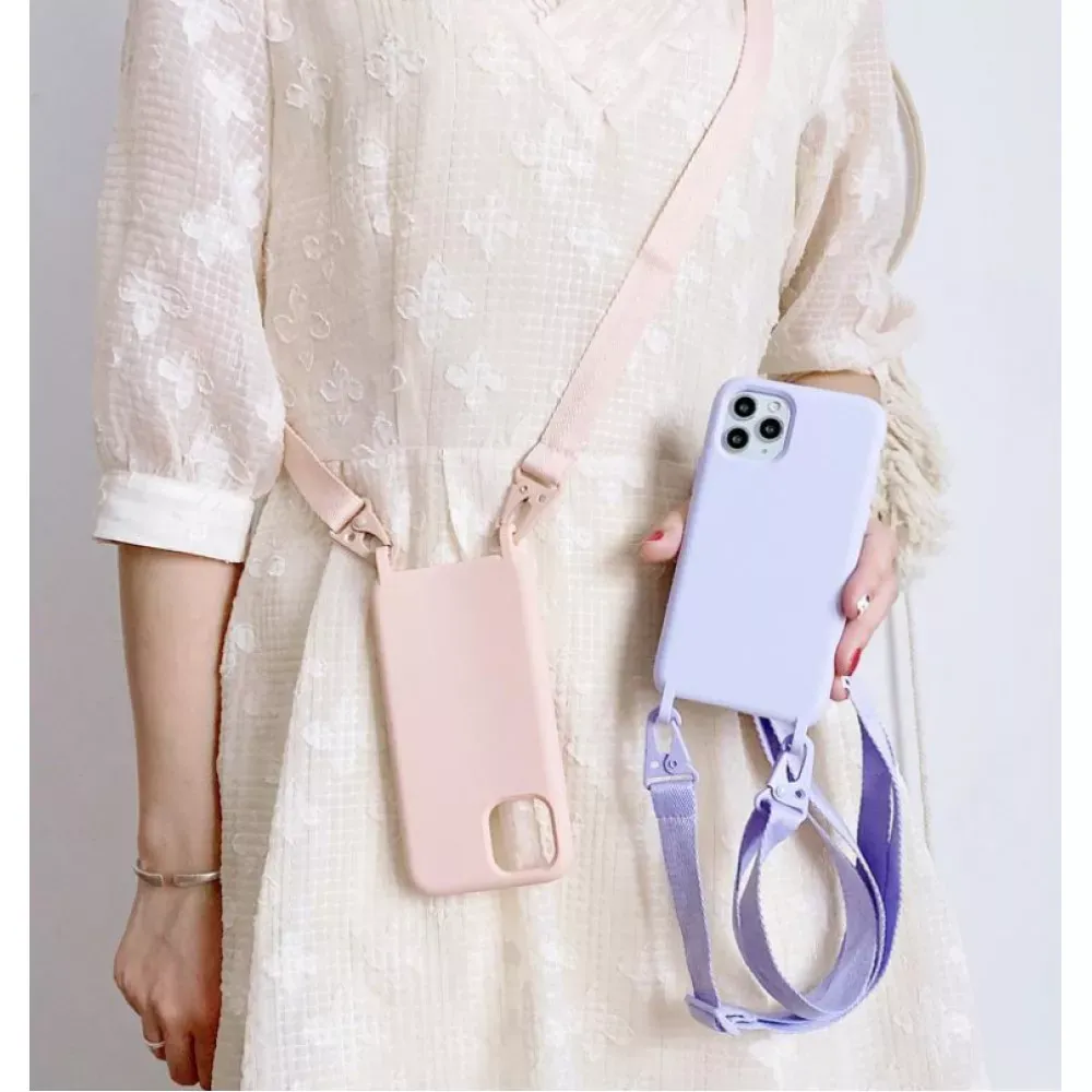 Cord Silicone Case iPhone 13 Pro 6.1" — Lilac - фото 6