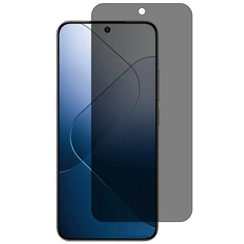 Захисне скло Privacy 5D для Xiaomi Poco X6 Pro / F6 Чорний
