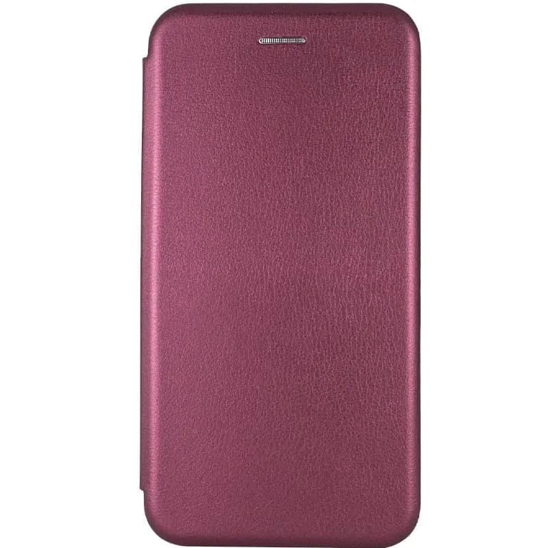 Шкіряний чохол-книжка Classy для Samsung Galaxy A06 Бордовий