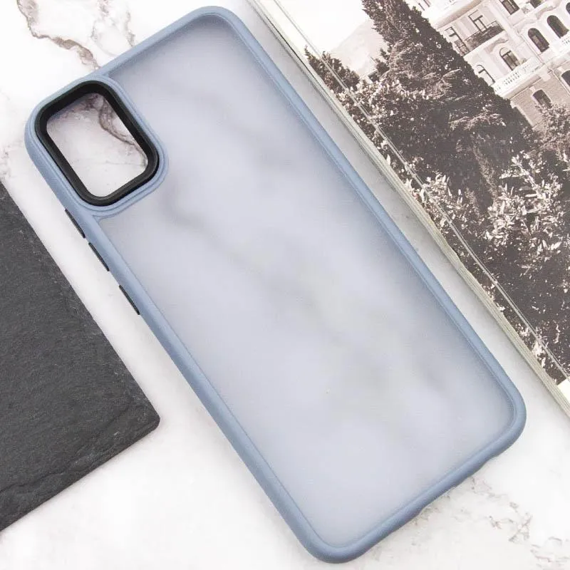 Чохол TPU+PC Lyon Frosted для Samsung Galaxy A06 Sierra Blue — фото 5