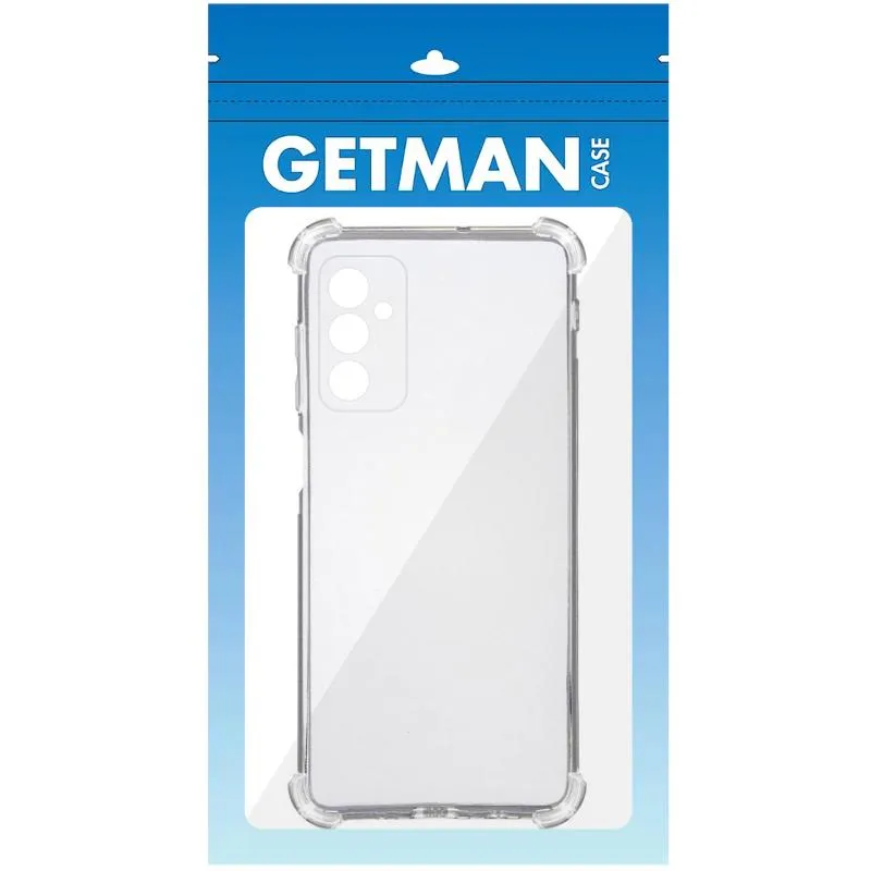 TPU чохол GETMAN Ease logo посилені кути Full Camera для Samsung Galaxy A16 4G/5G Безбарвний — фото 3