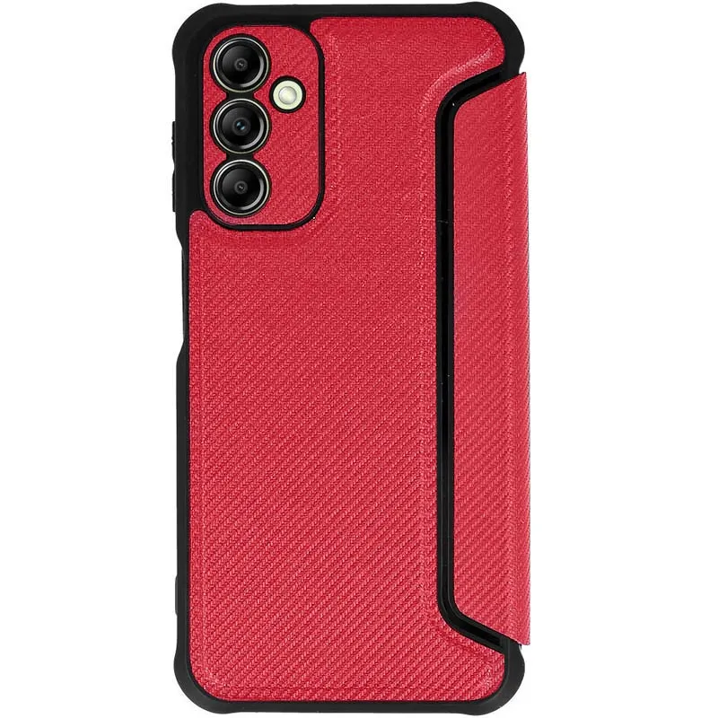 Шкіряний чохол-книжка GETMAN Razor для Samsung Galaxy A25 5G Red — фото 3