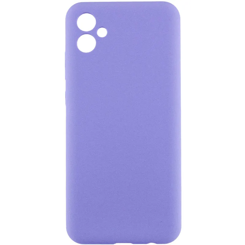Чохол Silicone Cover Lakshmi Full Camera для Samsung Galaxy A06 Бузковий / Dasheen