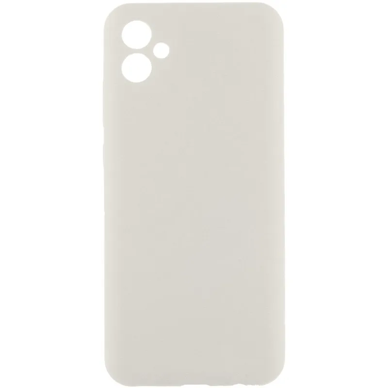 Чохол Silicone Cover Lakshmi Full Camera для Samsung Galaxy A06 Білий / White