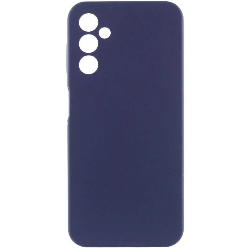 Чохол Silicone Cover Lakshmi Full Camera (AAA) для Samsung Galaxy A16 4G/5G Темно-синій / Midnight blue