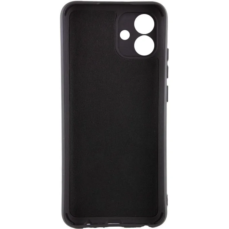 Чохол TPU GETMAN Liquid Silk Full Camera для Samsung Galaxy A05 Чорний / Black — фото 3