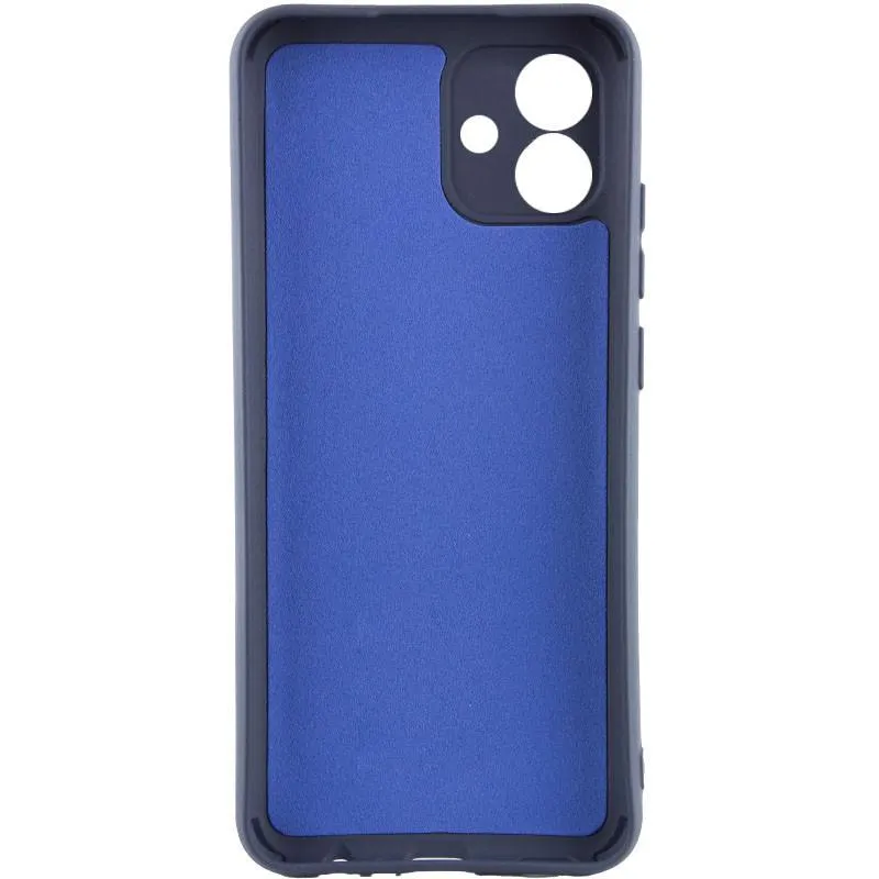 Чохол TPU GETMAN Liquid Silk Full Camera для Samsung Galaxy A05 Синій / Midnight Blue — фото 3