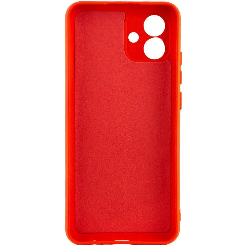 Чохол TPU GETMAN Liquid Silk Full Camera для Samsung Galaxy A05 Червоний / Red — фото 2
