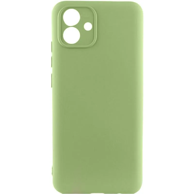 Чохол TPU GETMAN Liquid Silk Full Camera для Samsung Galaxy A05 Зелений / Pistachio