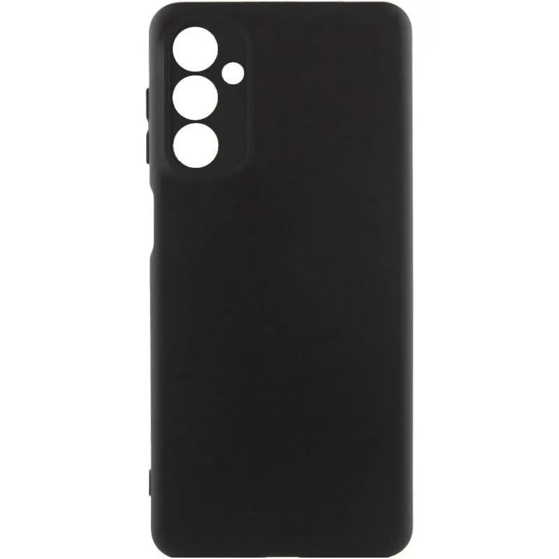 Чохол TPU GETMAN Liquid Silk Full Camera для Samsung Galaxy A05s Чорний / Black