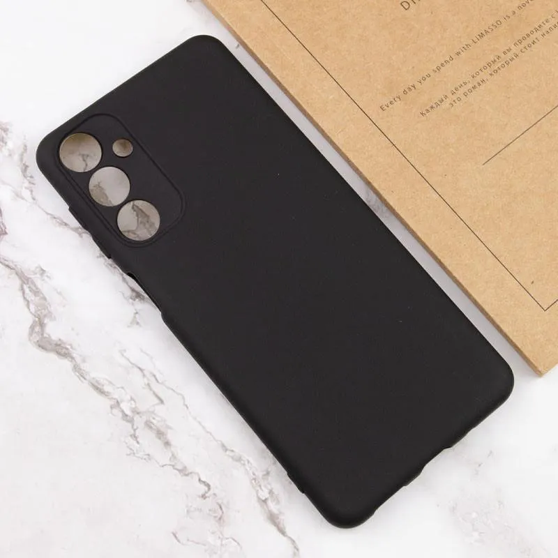 Чохол TPU GETMAN Liquid Silk Full Camera для Samsung Galaxy A05s Чорний / Black — фото 5
