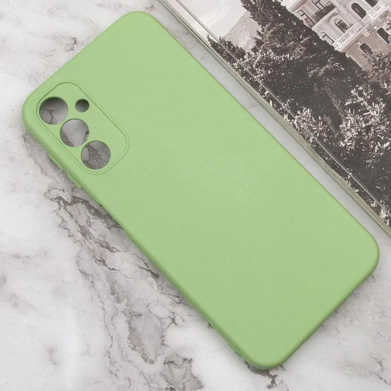 Чохол TPU GETMAN Liquid Silk Full Camera для Samsung Galaxy A05s Зелений / Pistachio — фото 4