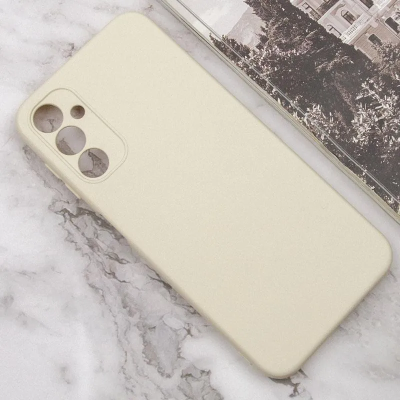 Чохол TPU GETMAN Liquid Silk Full Camera для Samsung Galaxy A05s Пісочний / Sand — фото 4
