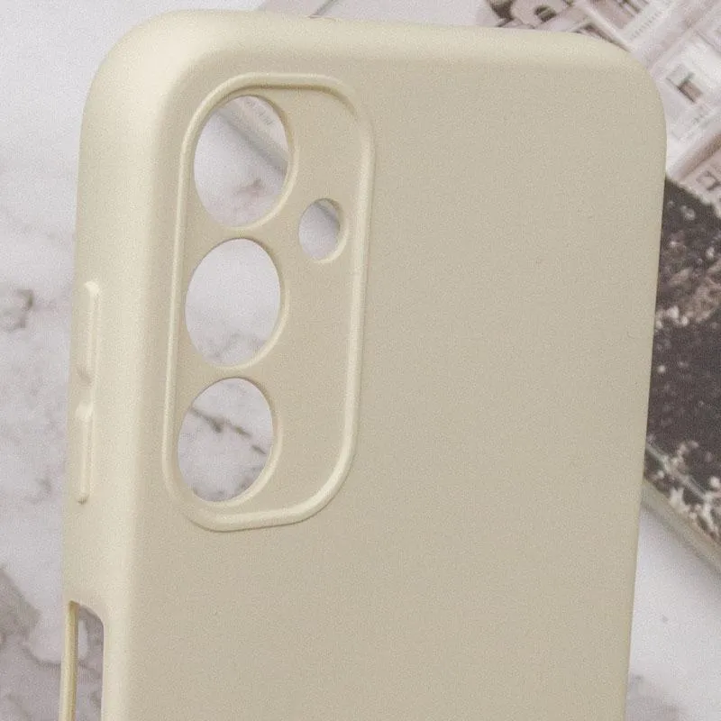 Чохол TPU GETMAN Liquid Silk Full Camera для Samsung Galaxy A05s Пісочний / Sand — фото 5