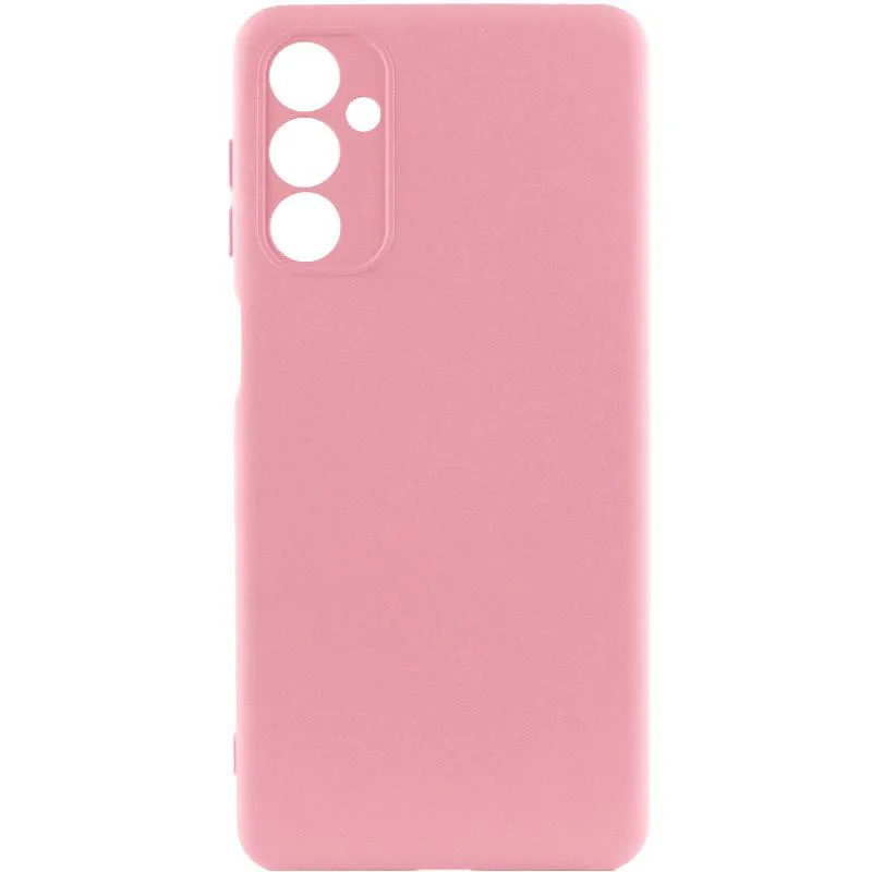 Чохол TPU GETMAN Liquid Silk Full Camera для Samsung Galaxy A15 4G/5G / M15 5G Рожевий / Pink