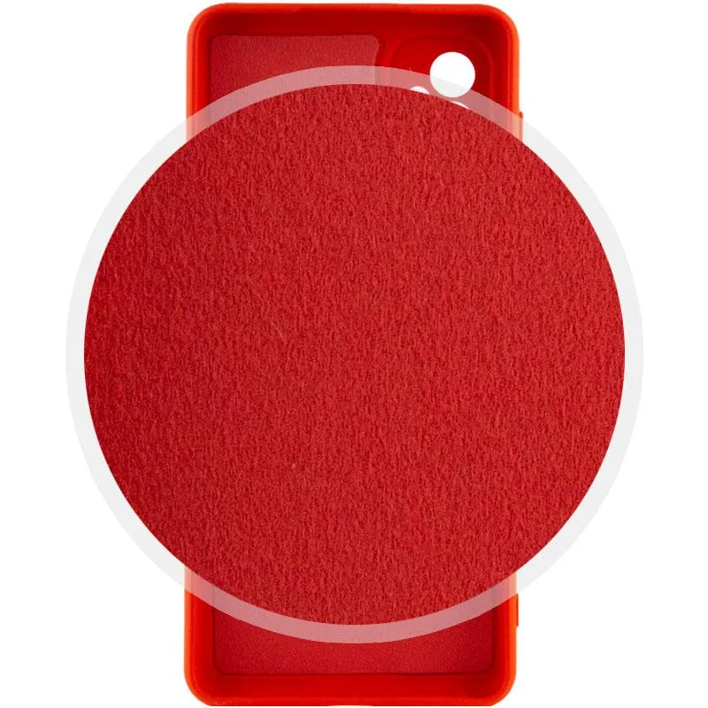 Чохол TPU GETMAN Liquid Silk Full Camera для Samsung Galaxy A24 4G Червоний / Red — фото 4