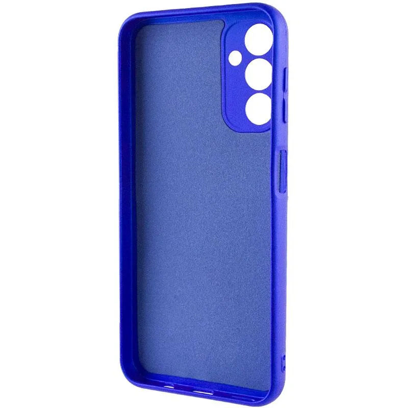 Чохол TPU GETMAN Liquid Silk Full Camera для Samsung Galaxy A24 4G Синій / Iris — фото 3