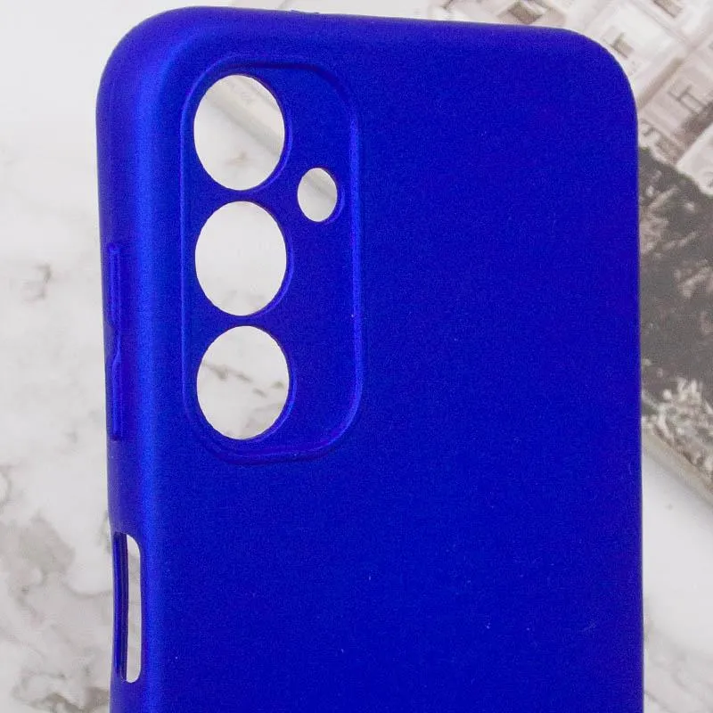 Чохол TPU GETMAN Liquid Silk Full Camera для Samsung Galaxy A24 4G Синій / Iris — фото 5