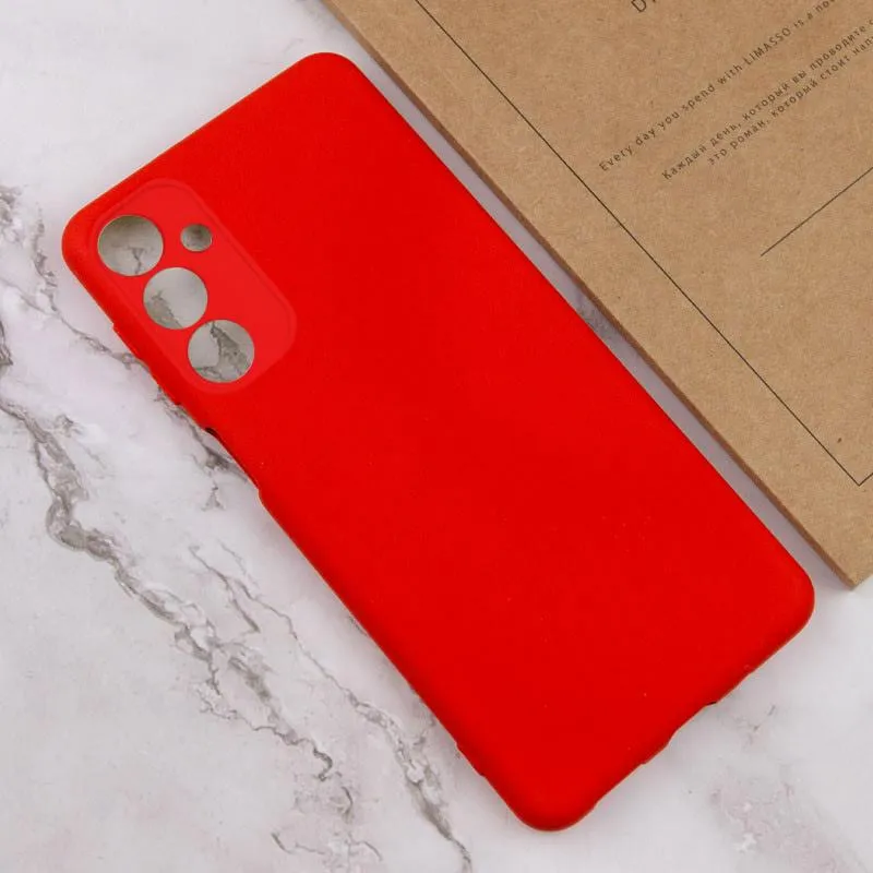 Чохол TPU GETMAN Liquid Silk Full Camera для Samsung Galaxy A25 5G Червоний / Red — фото 5