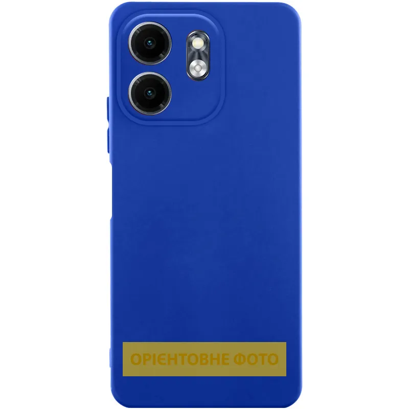 Чохол TPU GETMAN Liquid Silk Full Camera для Samsung Galaxy A31 Синій / Deep navy