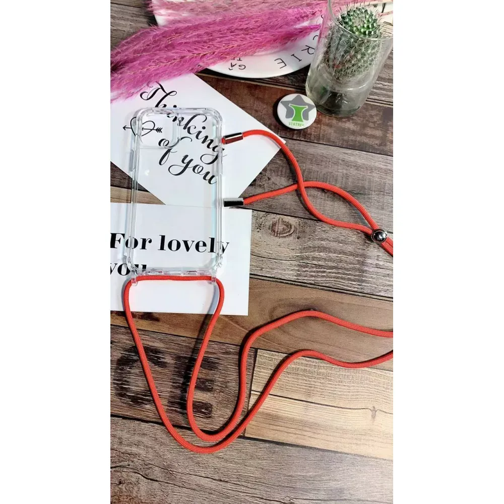 Cord TPU Case iPhone 13 Pro 6.1" — Pink Sand - фото 5