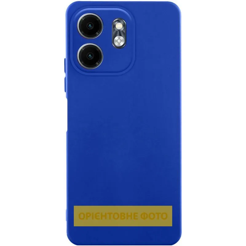 Чохол TPU GETMAN Liquid Silk Full Camera для Samsung Galaxy A51 Синій / Deep navy