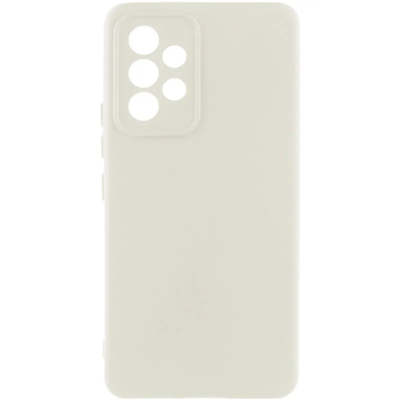 Чохол TPU GETMAN Liquid Silk Full Camera для Samsung Galaxy A52 4G / A52 5G / A52s Білий / White