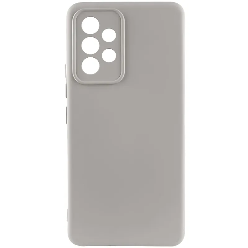 Чохол TPU GETMAN Liquid Silk Full Camera для Samsung Galaxy A52 4G / A52 5G / A52s Сірий / Lavender