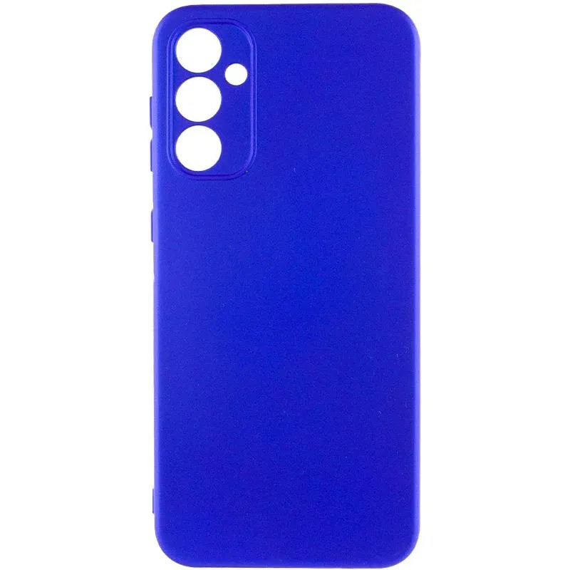 Чохол TPU GETMAN Liquid Silk Full Camera для Samsung Galaxy A55 Синій / Iris