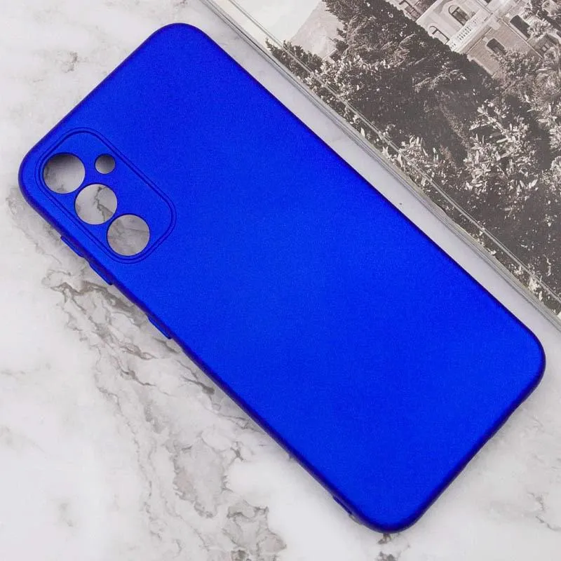 Чохол TPU GETMAN Liquid Silk Full Camera для Samsung Galaxy A55 Синій / Iris — фото 3