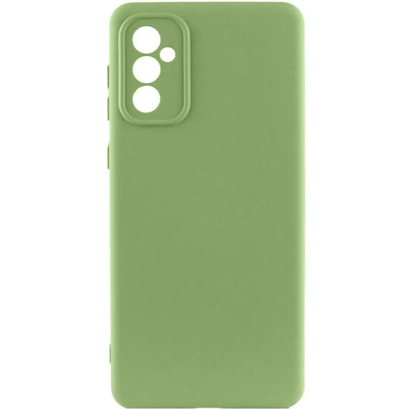 Чохол TPU GETMAN Liquid Silk Full Camera для Samsung Galaxy A55 Зелений / Pistachio