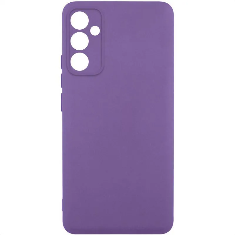 Чохол TPU GETMAN Liquid Silk Full Camera для Samsung Galaxy A55 Фіолетовий / Amethyst