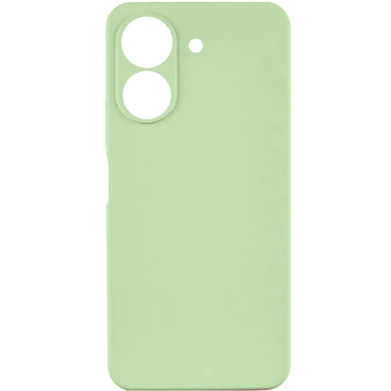 Чохол TPU GETMAN Liquid Silk Full Camera для Xiaomi Redmi 13C / Poco C65 Зелений / Pistachio