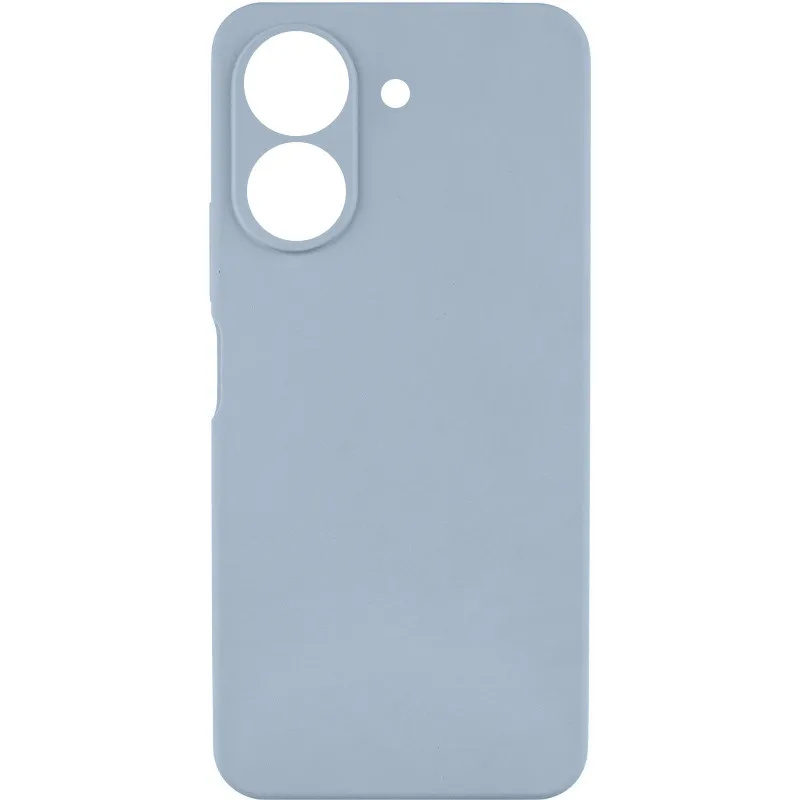Чохол TPU GETMAN Liquid Silk Full Camera для Xiaomi Redmi 13C / Poco C65 Блакитний / Lilac Blue