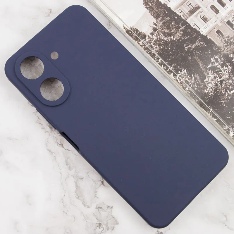 Чохол TPU GETMAN Liquid Silk Full Camera для Xiaomi Redmi 13C / Poco C65 Синій / Midnight Blue — фото 3