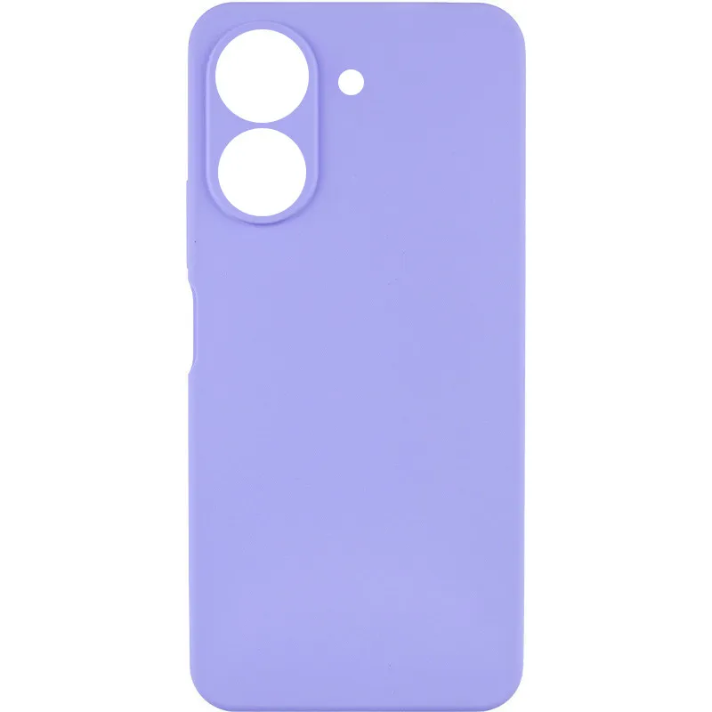 Чохол TPU GETMAN Liquid Silk Full Camera для Xiaomi Redmi 13C / Poco C65 Бузковий / Dasheen