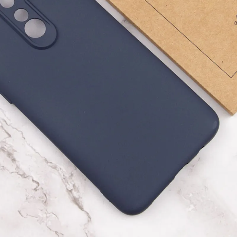 Чохол TPU GETMAN Liquid Silk Full Camera для Xiaomi Redmi 8 Синій / Midnight Blue — фото 3