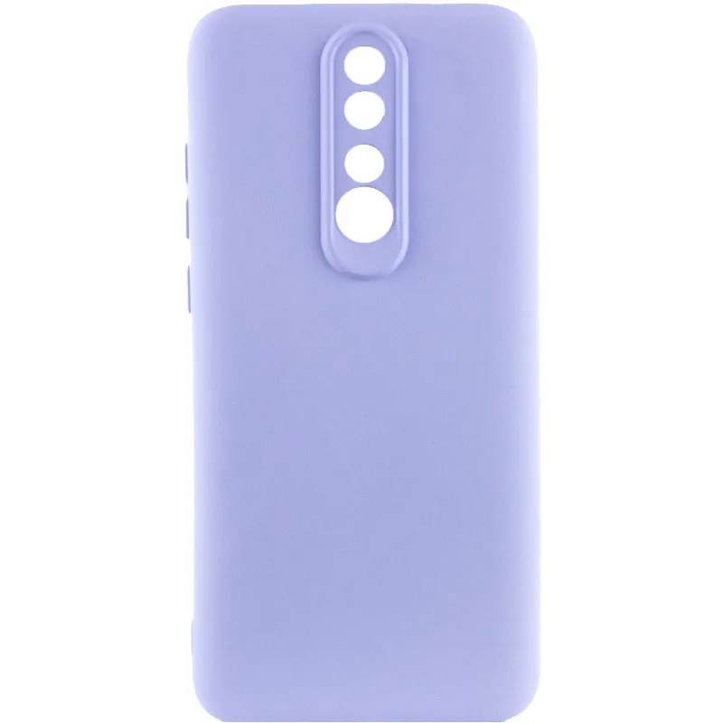 Чохол TPU GETMAN Liquid Silk Full Camera для Xiaomi Redmi 8 Бузковий / Light purple