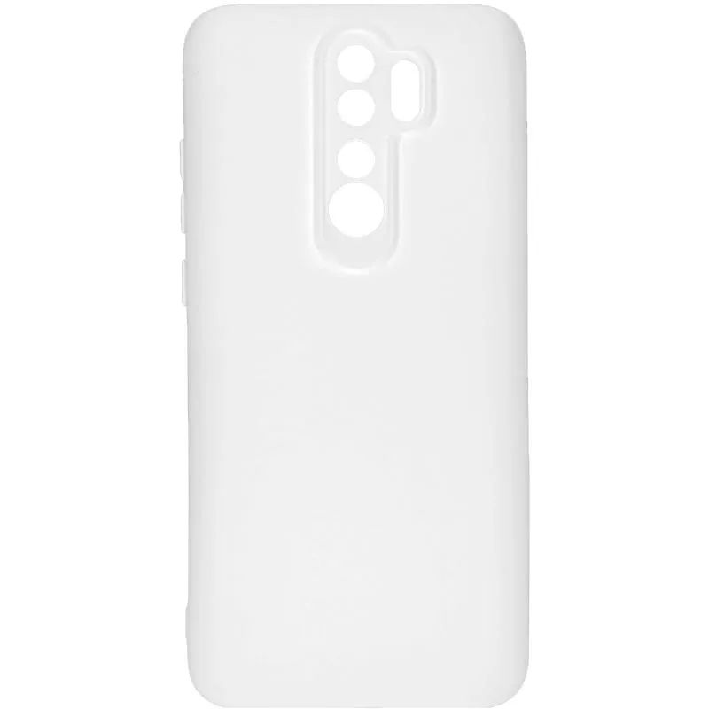 Чохол TPU GETMAN Liquid Silk Full Camera для Xiaomi Redmi 9 Білий / White