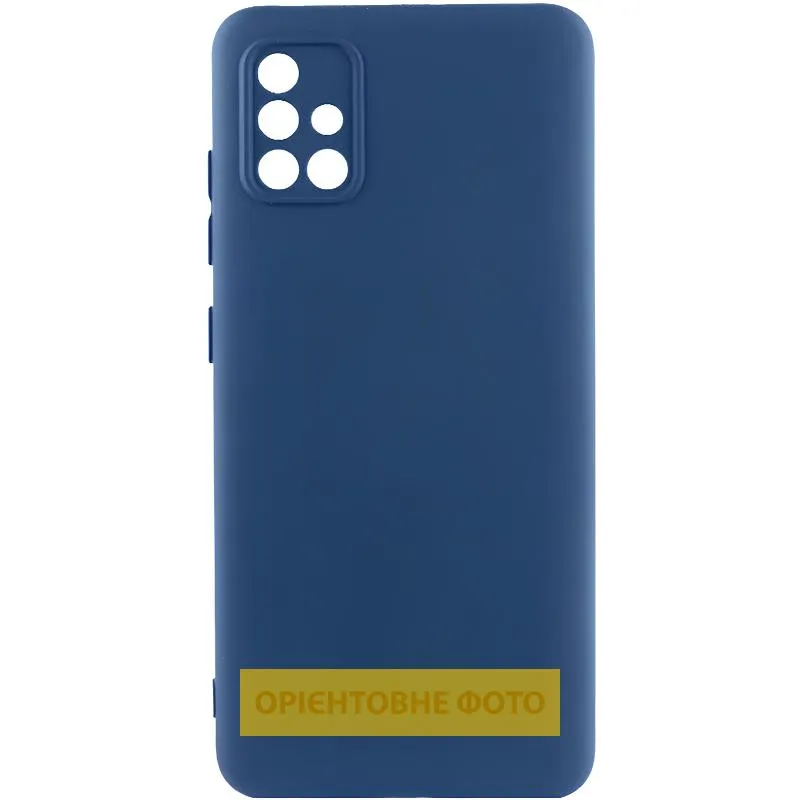 Чохол TPU GETMAN Liquid Silk Full Camera для Xiaomi Redmi 9 Синій / Deep navy