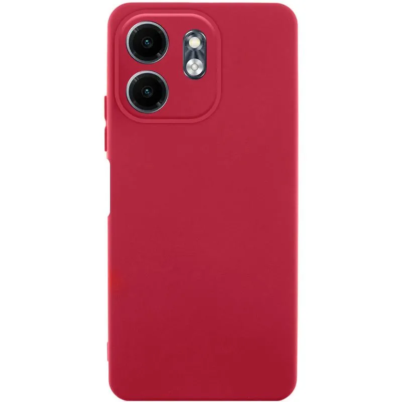 Чохол TPU GETMAN Liquid Silk Full Camera для Xiaomi Redmi 9 Червоний / Dark Red