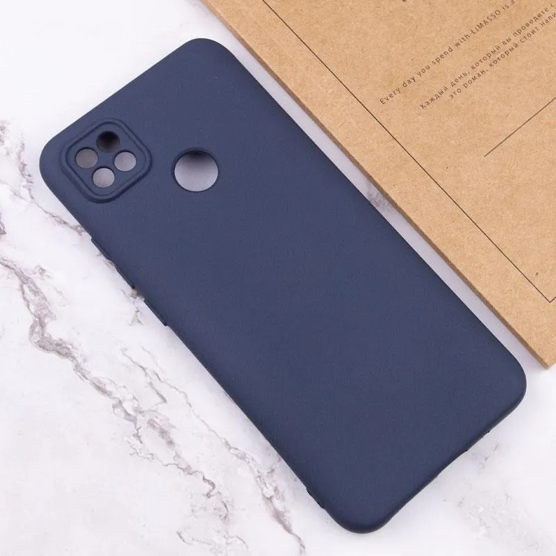 Чохол TPU GETMAN Liquid Silk Full Camera для Xiaomi Redmi 9C Синій / Midnight Blue — фото 4