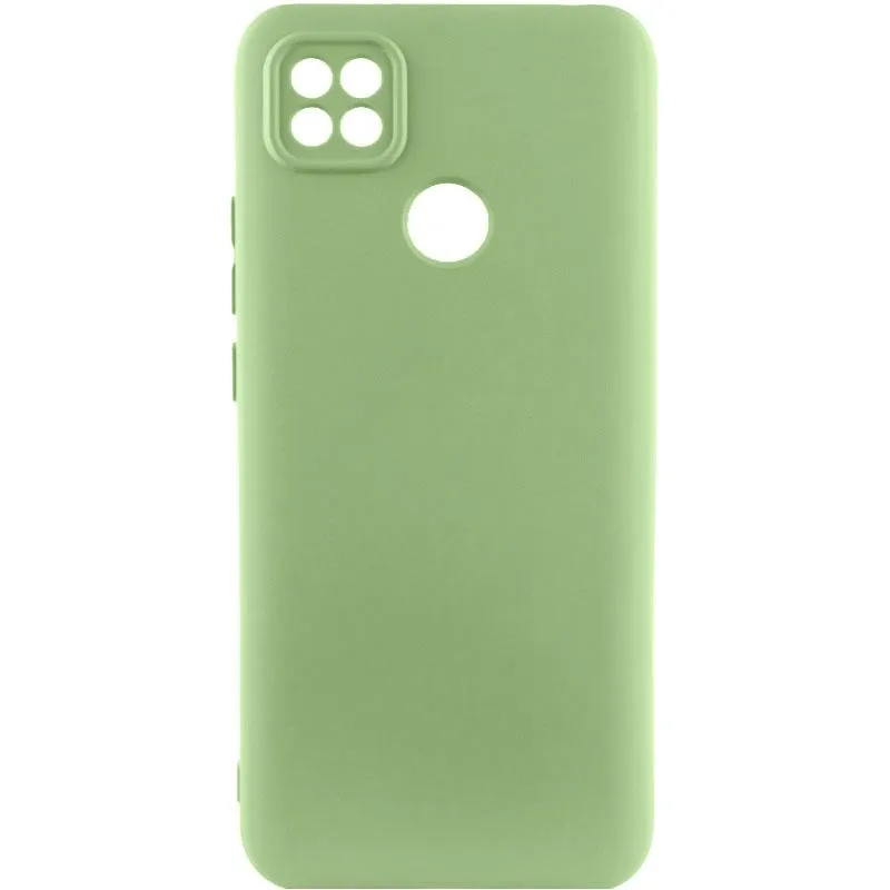 Чохол TPU GETMAN Liquid Silk Full Camera для Xiaomi Redmi 9C Зелений / Pistachio