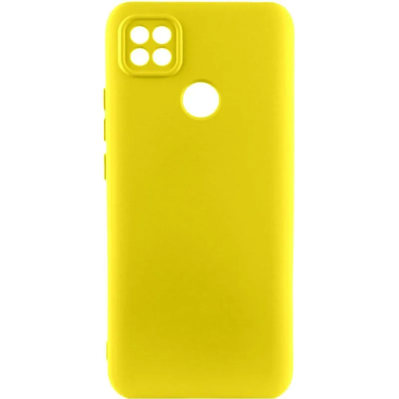 Чохол TPU GETMAN Liquid Silk Full Camera для Xiaomi Redmi 9C Жовтий / Flash