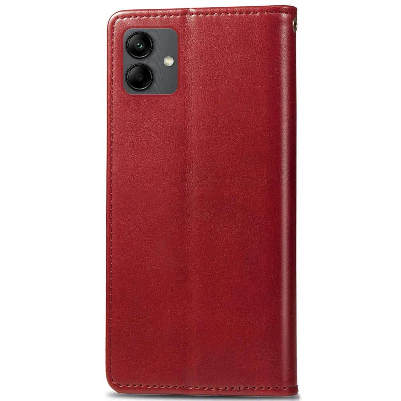 Шкіряний чохол-книжка GETMAN Gallant для Samsung Galaxy A06 Червоний — фото 3