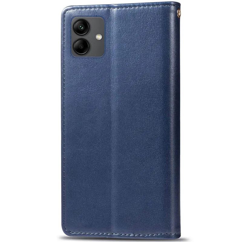 Шкіряний чохол-книжка GETMAN Gallant для Samsung Galaxy A06 Синій — фото 3