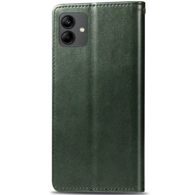Шкіряний чохол-книжка GETMAN Gallant для Samsung Galaxy A06 Зелений — фото 3