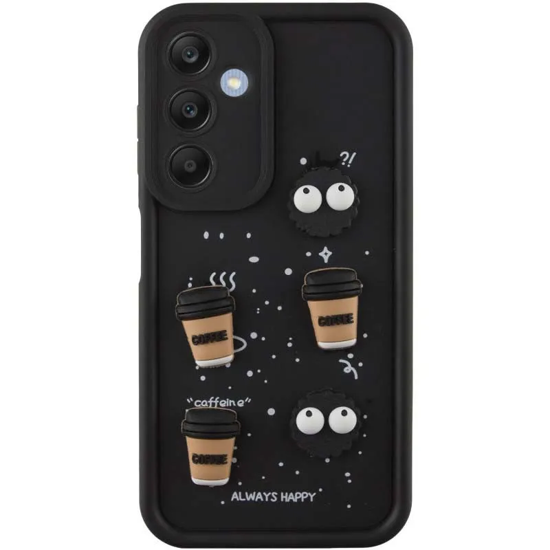 Чохол TPU Toys Case для Samsung Galaxy A15 4G/5G Black / Always Happy