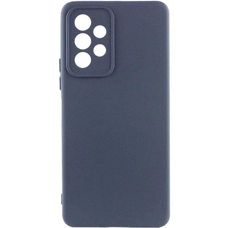 Чохол TPU GETMAN Liquid Silk Full Camera для Samsung Galaxy A23 4G Синій / Midnight Blue