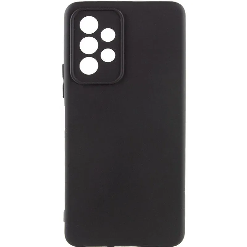 Чохол TPU GETMAN Liquid Silk Full Camera для Samsung Galaxy A33 5G Чорний / Black